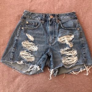 Garage denim shorts